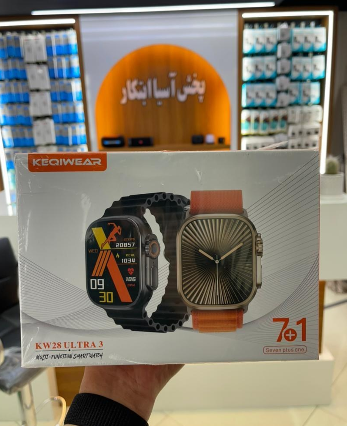 ساعت هوشمند KW28 Ultra3 با نمایشگر AMOLED و GPS